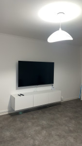 Photo de galerie - Ensemble TV/Meuble suspendu