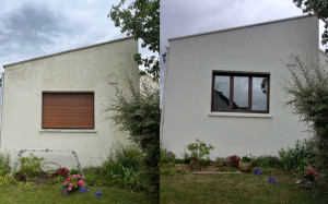 Photo de galerie - Nettoyage façade + peinture 