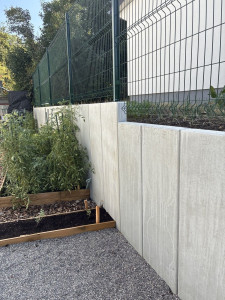 Photo de galerie - Mur de souténement