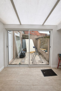 Photo de galerie - Pose baie vitrée ALU 