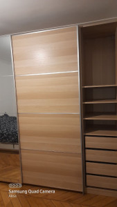 Photo de galerie - Montage dressing avec portes coulissantes 