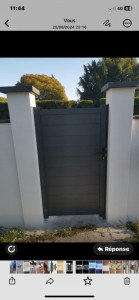 Photo de galerie - Pose portillon + portail