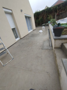 Photo de galerie - La chape de carrelage