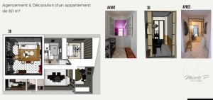 Photo de galerie - Rénovation complète d'un appartement de 80 m²