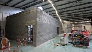 Photo de galerie - Montage d un mur en parpaing 