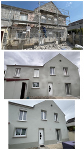 Photo de galerie - Enduit rénovation façade