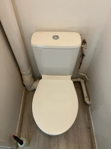 Photo de galerie - Remplacement toilette 