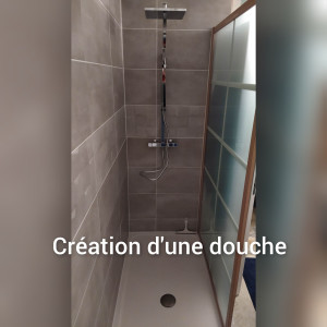 Photo de galerie - Création d'une douche 
