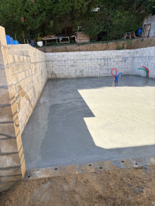 Photo de galerie - Coulage dalle béton 