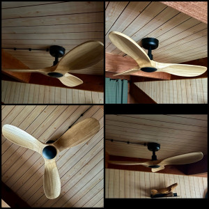 Photo de galerie - Installation, ventilateur, plafonnier 
