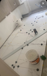 Photo de galerie - Pose de carrelage