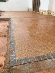 Photo de galerie - Béton désactivé rouge/rosé