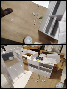 Photo de galerie - Avant montage coifffeuse