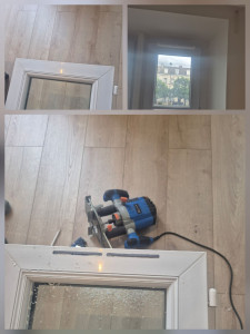 Photo de galerie -  grilles d aérations sûr un fenêtre pvc