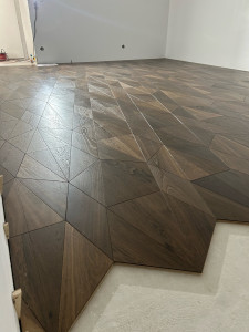 Photo de galerie - Pose de parquet - Revêtement de sol
