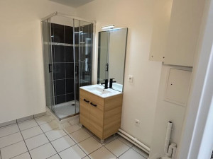 Photo de galerie - Installation douche et lavabo salle de bain