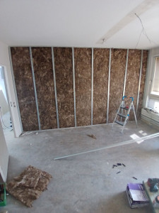 Photo de galerie - Pose de cloisons ba13