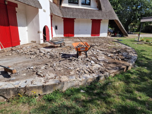 Photo de galerie - Creation d'une dalle beton