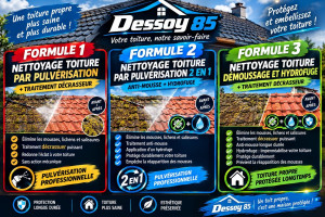 Photo de galerie - Dessoy 85 vous propose 3 formule pour votre toiture 