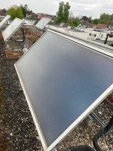 Photo de galerie - Chauffage mobile pour extérieur / Parasol chauffant