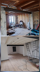 Photo de galerie - Avant / Après ! rénovation de maison 