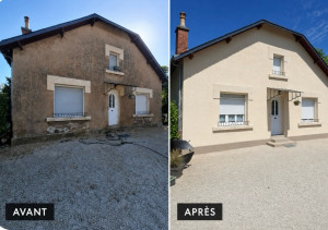 Photo de galerie - Ravalement de façade 