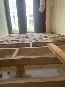 Photo de galerie - Pose de parquet - Revêtement de sol