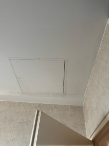 Photo de galerie - Plafond qui avais descendu et qui fissurer