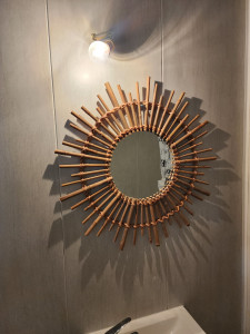 Photo de galerie - Fixation miroir 