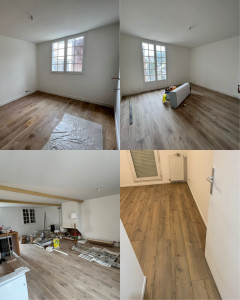 Photo de galerie - Pose de parquet - Revêtement de sol