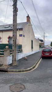 Photo de galerie - Préparation d’un pignon avant peinture sur la commune D’Orléans