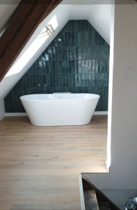 Photo de galerie - Creation d'une chambre parentale avec salle de bain attenante 
