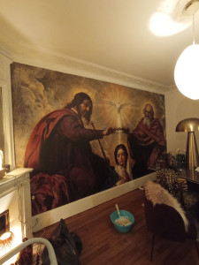 Photo de galerie - Gabarit de découpe papier peint