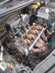 Photo de galerie - Distri, changement des soupapes et joint de culasse