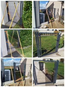 Photo de galerie - Pose de portillon 