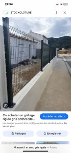 Photo de galerie - Réalisation d’une pose de clôture