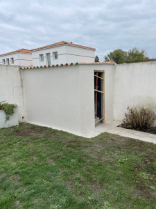 Photo de galerie - Réalisation enduit talocher 