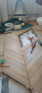 Photo de galerie - Pose de parquet - Revêtement de sol