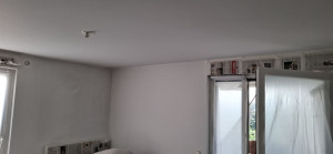 Photo de galerie - Pendant l'application de la peinture blanche 