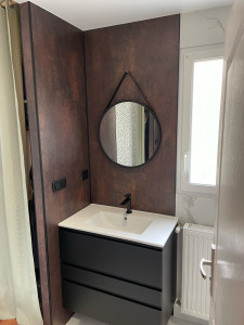Photo de galerie - Meuble vasque, miroir