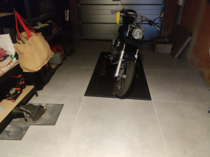 Photo de galerie - Carrelage 1/1 garage 