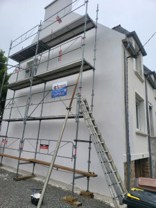 Photo de galerie - Ravalement de façade a lannilis