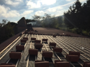 Photo de galerie - Remaniage couverture, avec ajout parpluie