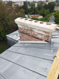 Photo de galerie - Réfection cheminée 