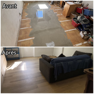 Photo de galerie - Pose de parquet - Revêtement de sol