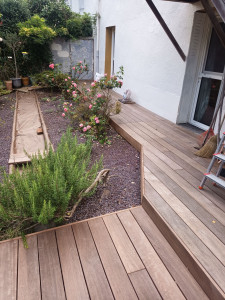 Photo de galerie - Terrasse bois exotique 
