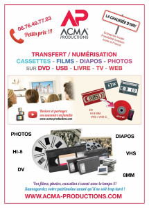 Photo de galerie - Numérisation de cassettes, films, bobines, diapos, photos, documents...