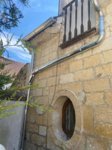 Photo de galerie - Tuyau de descente en zinc 