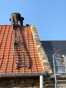 Photo de galerie - Remaniement d’une rive + solin 