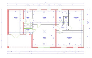 Photo de galerie - Projet Médicis - Plan d'aménagement d'un appartement Parisien 